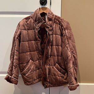 Free People quilted Dolman jacket, XS